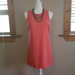 Scalloped bottom dress